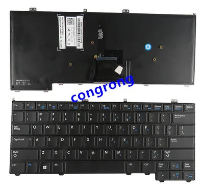 

US Keyboard FOR DELL Latitude E7440 E7420 E7240 E7420D Laptop Keyboard English backlight