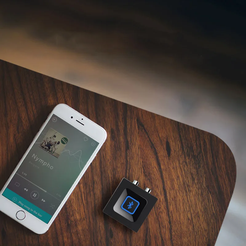 Аудиоприемник Bluetooth 5.0 Беспроводной аудиоадаптер Bluetooth без потерь HiFi стерео APTX Поддержка входа AUX + 2 * RCA