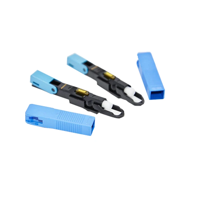 high quality  FTTH MESC250P SC UPC Connector singlemodel Embedded Optical fibe quick connector