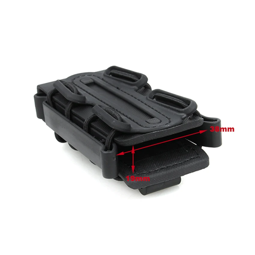 

Tactical Hunting Vest Outdoor Single Clip Magazine Pouch 9mm Soft Shell