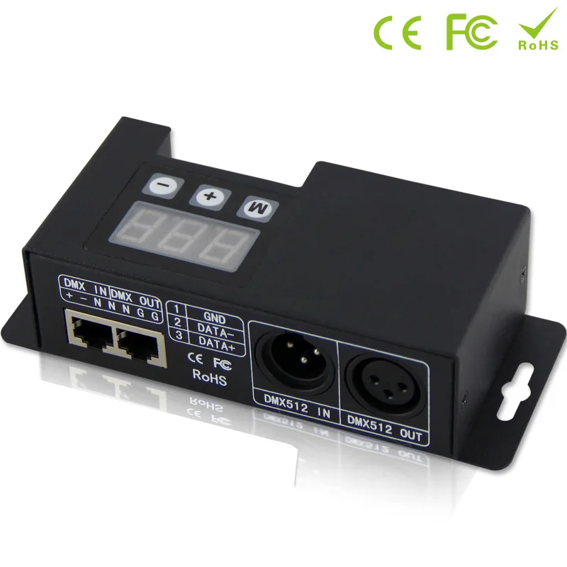 3CH RGB led light dmx master controller;350mA 700mA led CC PWM DMX512 Decoder;led CV PWM DMX512 Decoder for LED Strip tape