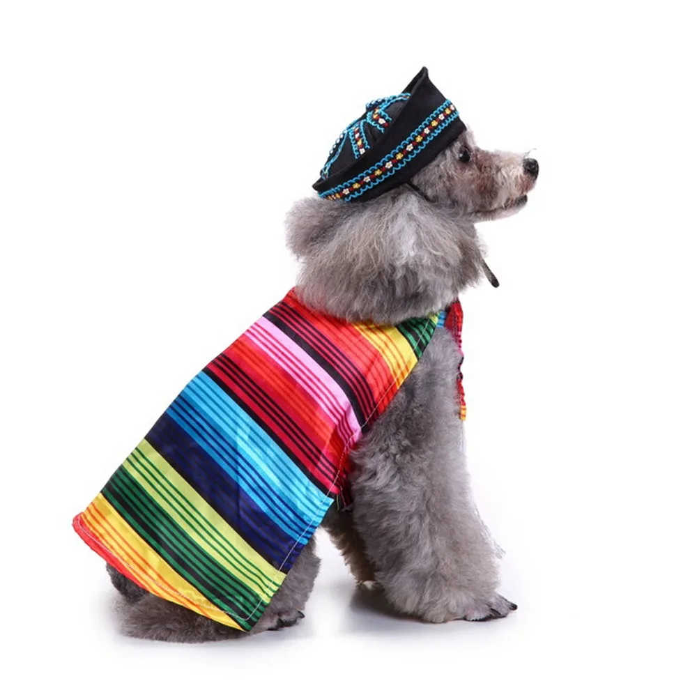 Pet Dog Clothes For Small Dogs Winter Christmas Halloween Clothes Warm Cat Coat Jacket Pumpkin Wizard Transform Funny Costume