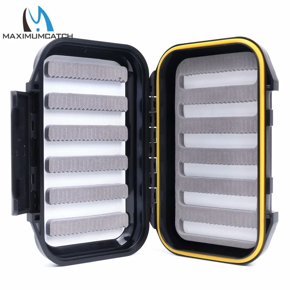 

Водонепроницаемый ящик для ловли нахлыстом Maximumcatch или Fly Box с удобной вставкой из пенопласта и щелевой вставкой для сухих/нимфовых мушек