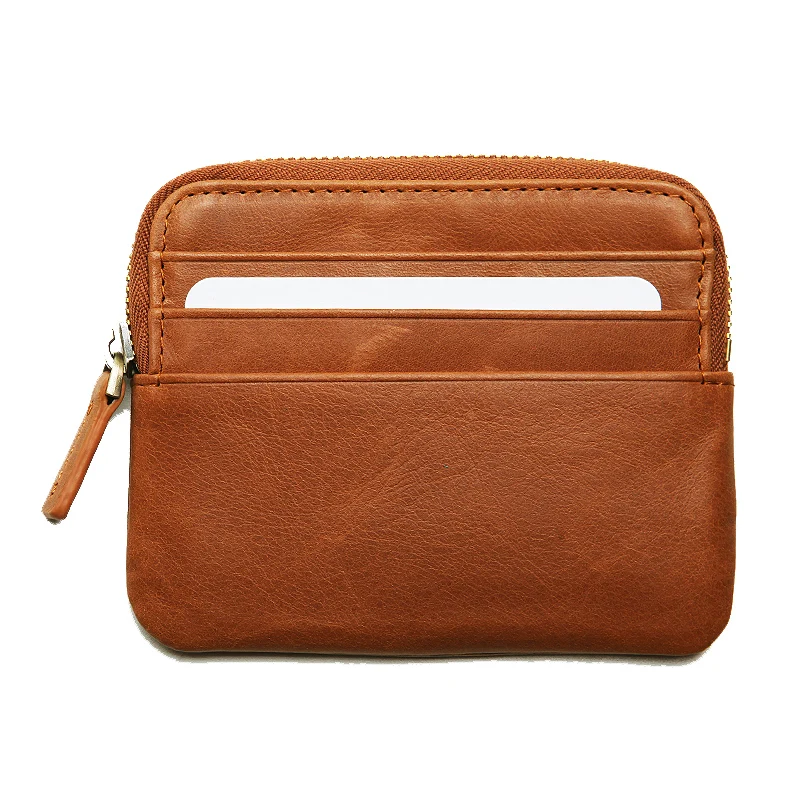 LANSPACE men's leather wallet brand wallet card holder fashion coin purses holders