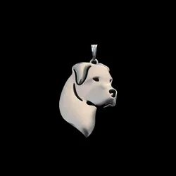 Fashion Jewelry Alloy Dog Pendants Metal Dogo Argentino Pendants