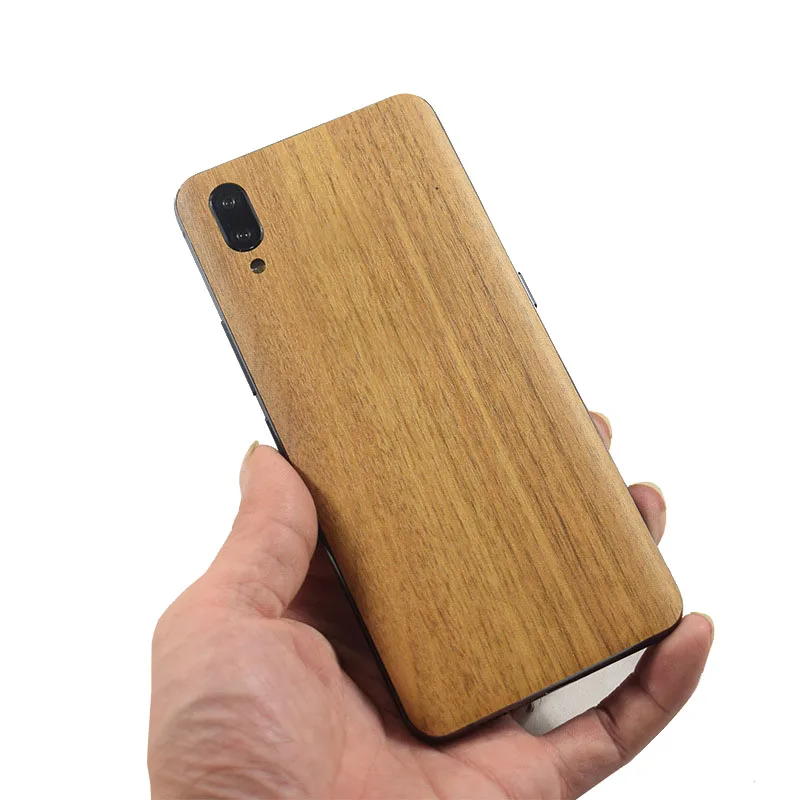 Newest High Simulation Wood Grain Sticker Phone Back Paste Sticker For Vivo NEX S Wood Skin Phone Protective Back Film Sticker