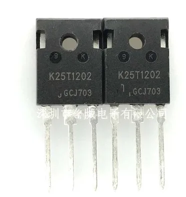 10PCS/LOT   K25T1202 IKW25T120 IKW25N120T2 K25T120 TO-247 25A 1200V