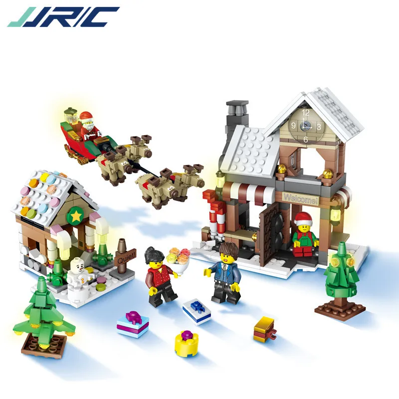 

1001 Elk Gift Set Puzzle Children Assembled Toy Bricks Christmas Carousel Gift Toy Series of Enlightenment