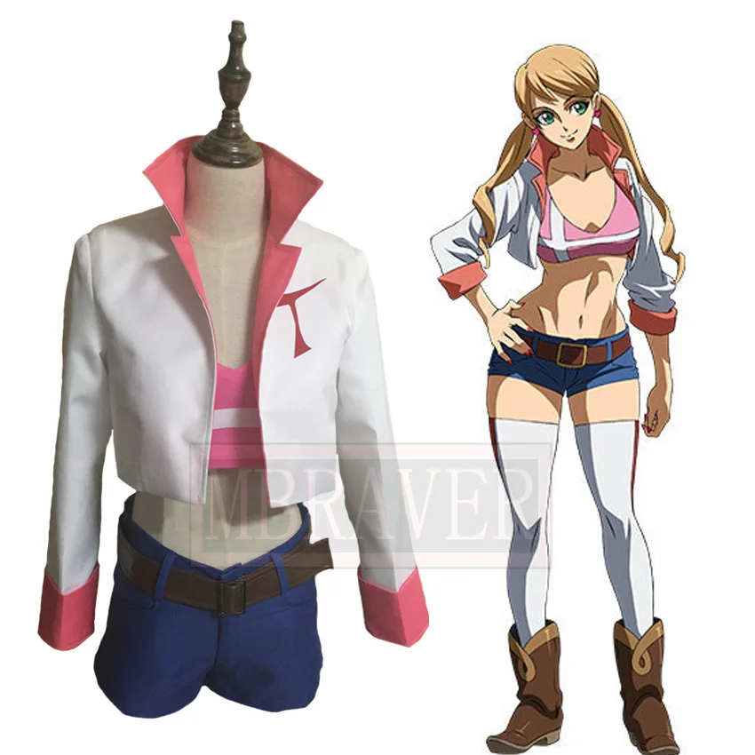 Mobile Suit Gundam: Iron-Blooded Orphans Lafter Frankland Cosplay Costume For Christmas Halloween Full Set Tailor Made Any Size