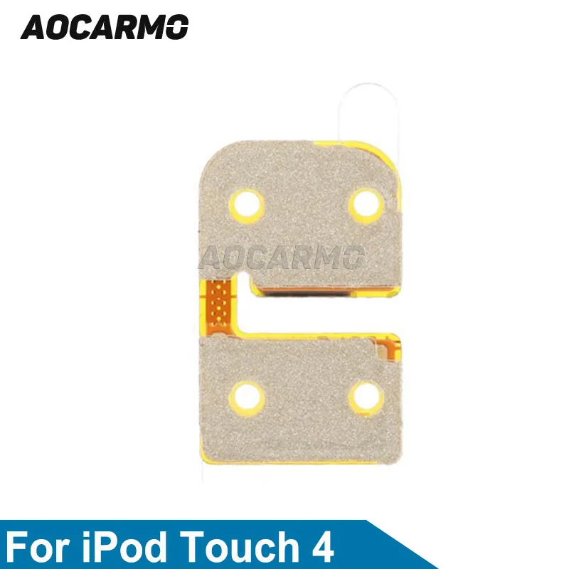 Aocarmo Flex Cable Home Button For Apple iPod Touch 4 Ribbon Circuit Cord Connect