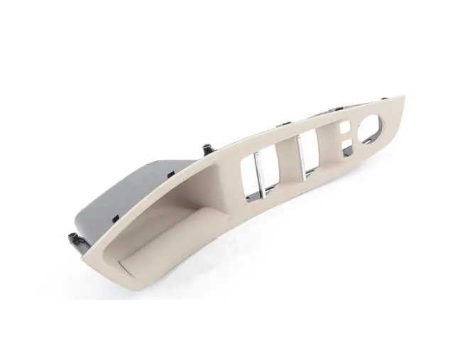 

Oyster off white Front Left inner Door Handle Recessed Grip Switch Panel for BMW F10 F11 51417225879