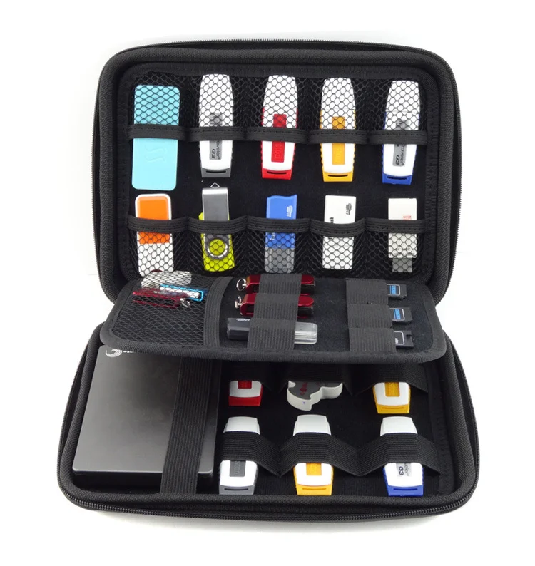 GUANHE-حقيبة كبيرة مقاومة للماء لمحرك الأقراص الصلبة الخارجي ، والهاتف ، والكاميرا ، وصندوق HDD محمول ، وحزمة استلام الطبيب