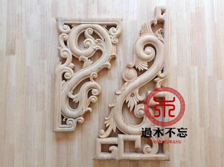 

Don't forget the wooden Dongyang wood carving wood European ancient monastery corbel bracket stigma background wall decorative b