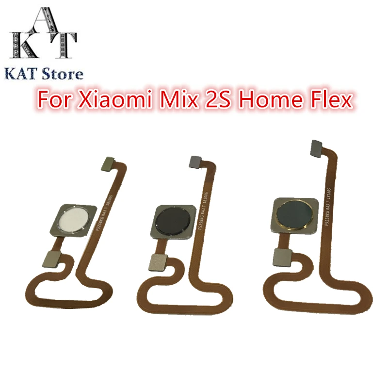 

1PCS Fingerprint Scanner Touch Sensor ID For Xiaomi Mi Mix 2 Mix 2S Home Button Return Keypad Flex Cable Replacement Parts