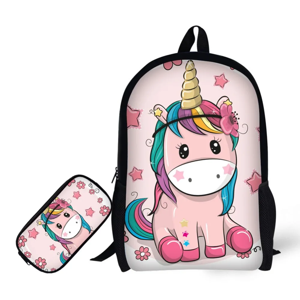 

unicorn mochila escolar feminina backpack Pencil bag masculina school bags infantil sac dos menino rugzak menina kawaii