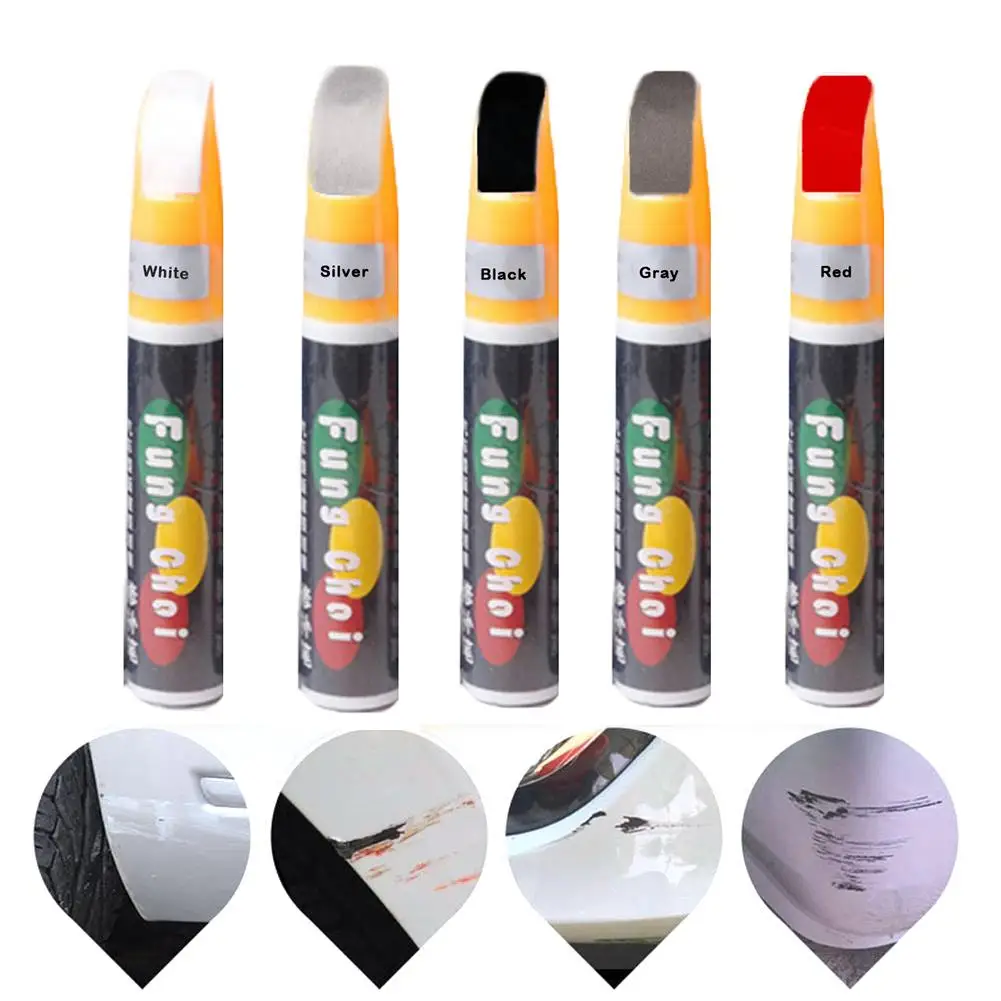 12ml Polychromatic Color Professional Car Scratch Repair Pen Waterproof Remove Applicator Utility Professional Car Jacket