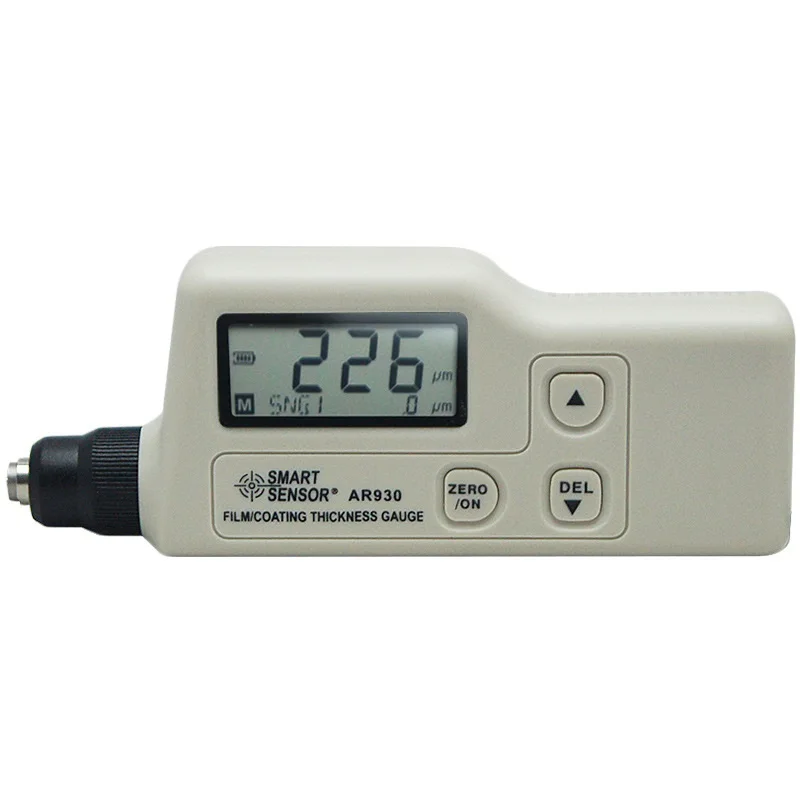 สมาร์ทเซนเซอร์0 ~ 1800umฟิล์มเคลือบวัดความหนาความหนาสีMeter AR930