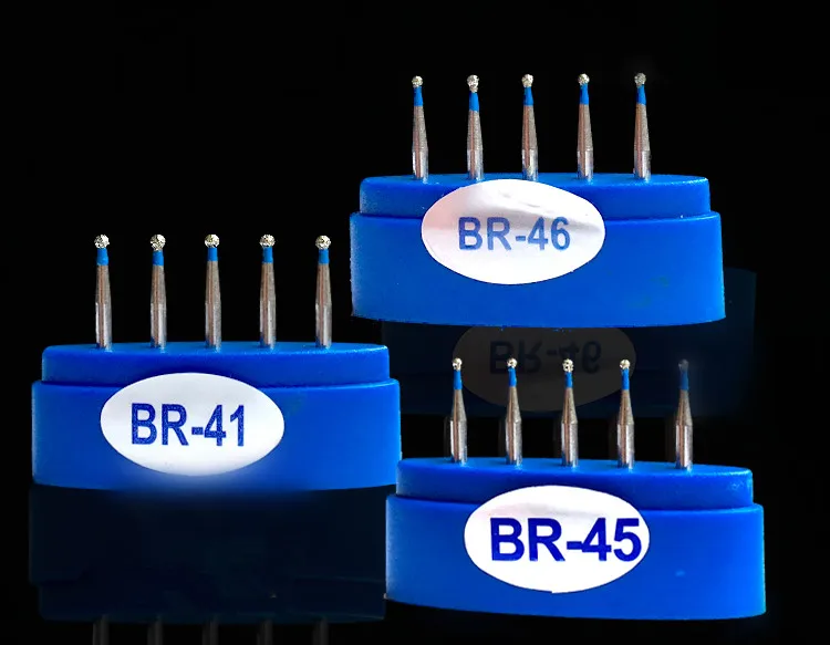 100Pcs Dental Diamond Burs FG BR-Series (BR-30,BR-31,BR-40,BR-41,BR-45,BR-49)