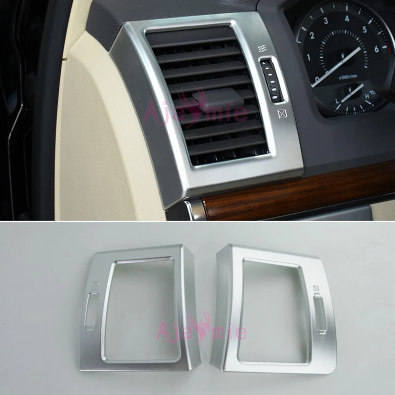 2010-2017 Interior Side Air Vent Cover Trim AC Outlet Panel Chrome Car Styling For Toyota LC Land Cruiser 200 Accessories