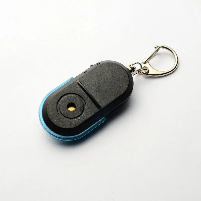 Whistle Sound LED Light Anti-Lost Alarm Key Finder Locator Keychain Device EM88