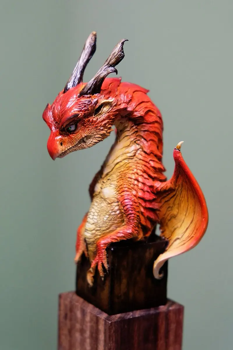 Unpainted Kit 1/8  dragon  youth  high  12.2 cm  figure Historical  Figure Resin  Kit