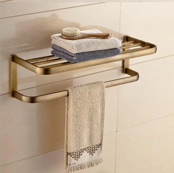 Antique Brushed Thicker Bathroom accessories Bath Hardware Set Towel Shelf Towel Bar Paper Holder Cloth Hook JM411