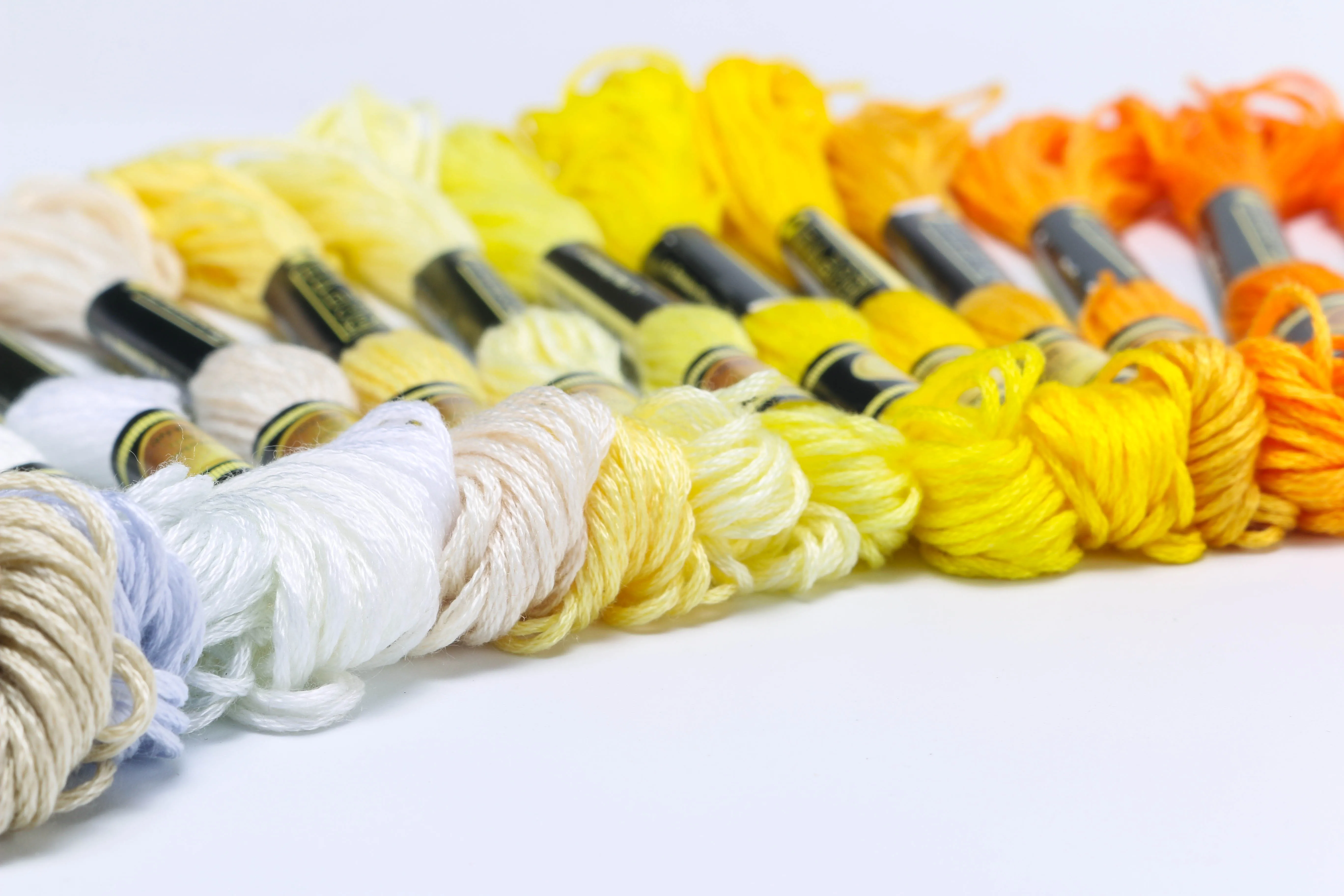 oneroom Cross Stitch threads The two label cxc Style 10PCS Cross Stitch Cotton Embroidery Thread Floss Sewing Skeins   6