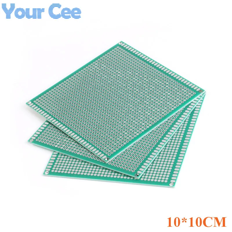 Double Side Prototype Pcb Breadboard Universal Printed Circuit Board 2X8 3X7 4X6 5X7 6X8 7X9 8X12 9X15 10X10 12X18 15X20CM