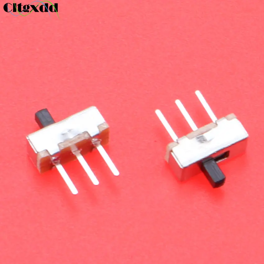 

cltgxdd 1 Piece SS12D00G3 Toggle Switch 2 Position SPDT 1P2T 3 Pin PCB Panel Interruptor on-off Mini Vertical Slide Switch