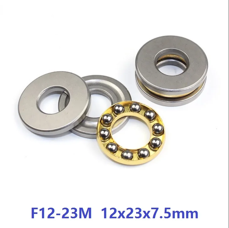 

100pcs F12-23M Axial Ball Thrust Bearing 12x23x7.5 mm bearing Plane thrust ball bearing 12*23*7.5mm