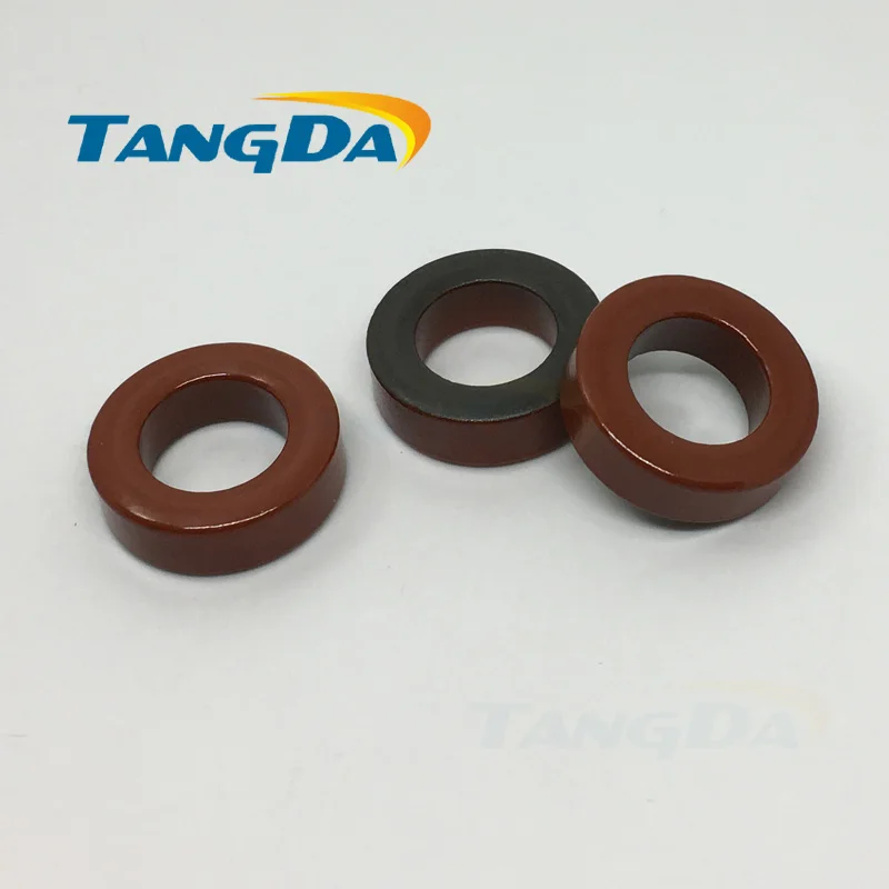 

Tangda T80 Iron powder cores T80-2 OD*ID*HT 20.5*12*6.5 mm 5.5nH/N2 10uo Iron dust core Ferrite Toroid Core Coating Red gray A.