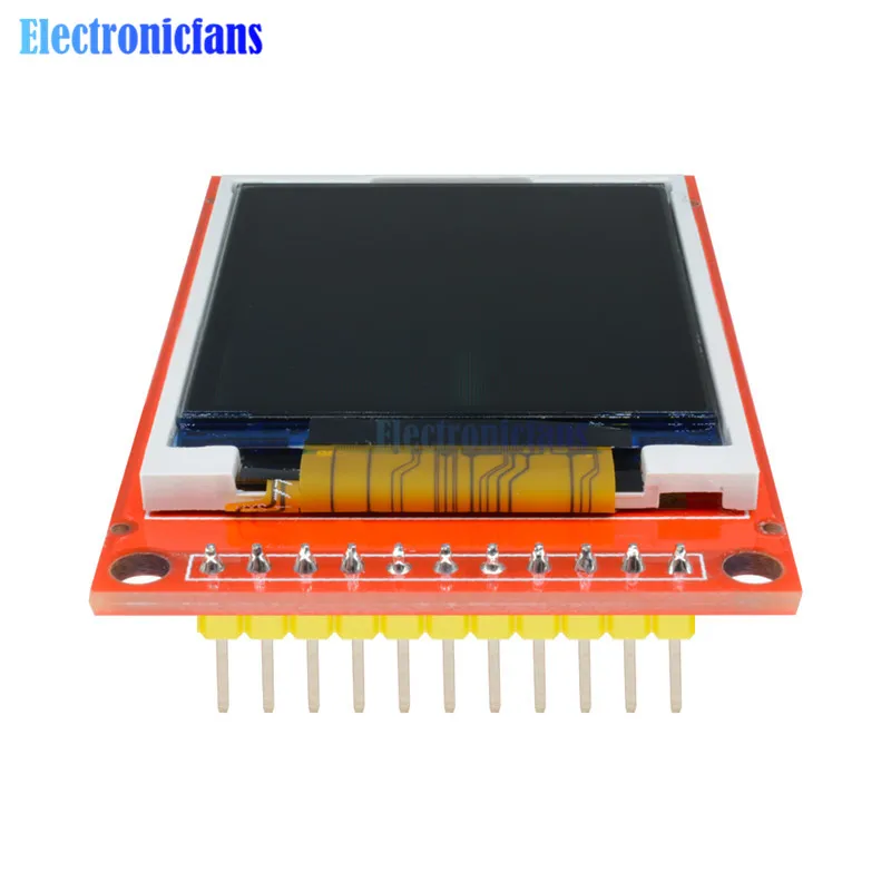 Imagem -02 - Módulo de Exibição Lcd Tft de 1.8 Polegadas Controlador St7735s 1.8x128 51 Avr Stm32 Arm 160 Bit Placa de Drive para Arduino Spi o 11 Pinos