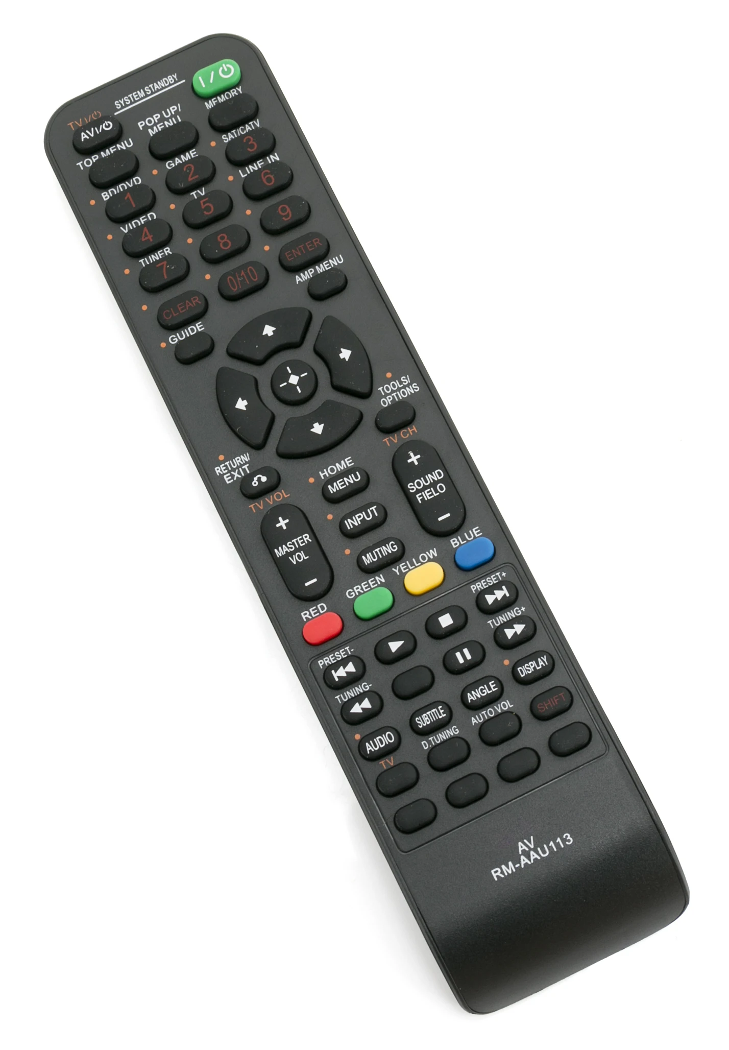 Новый телефон с дистанционным управлением для домашнего кинотеатра Sony HTCT550W RMAAU113