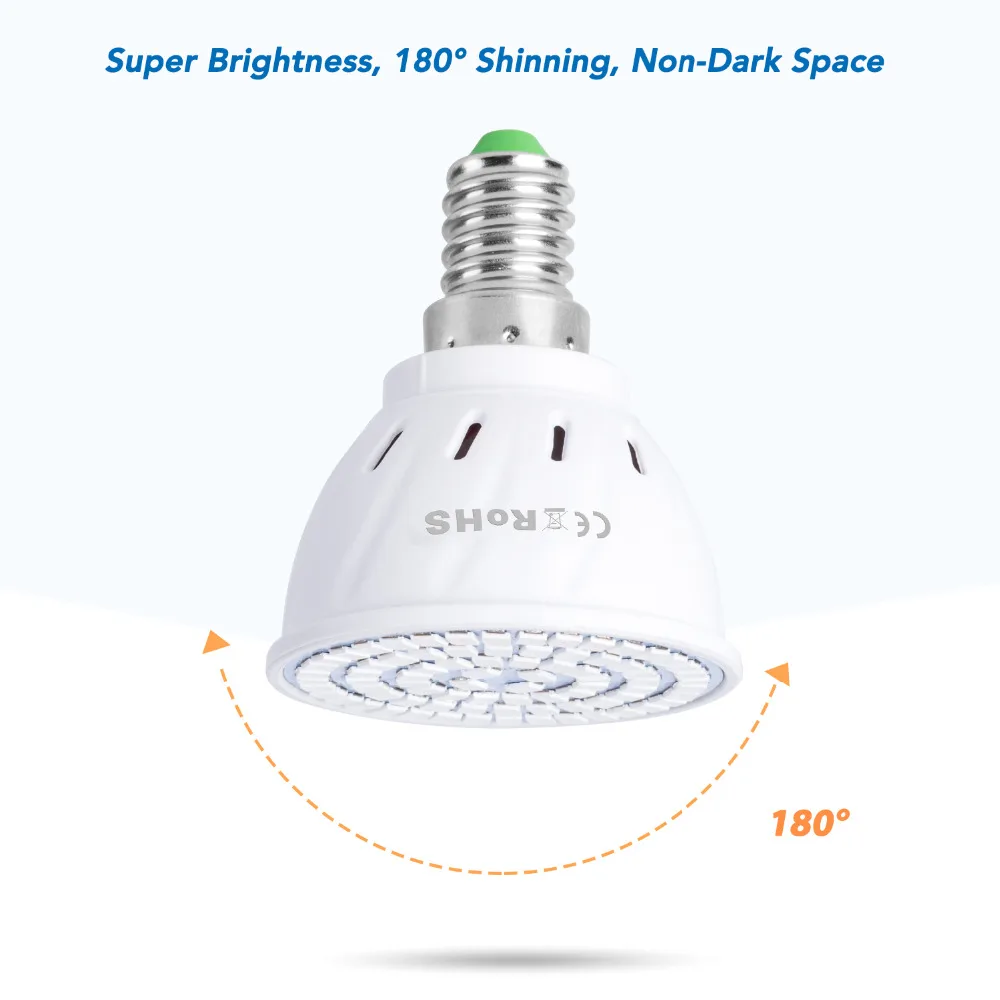 80Leds 220V LED Growโคมไฟเต็มสเปกตรัมLEDโคมไฟในร่มGrowพืชE27 HydroponicระบบGrowกล่อง