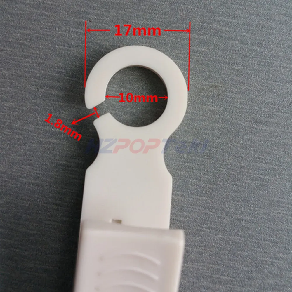 100pcs Plastic Display Price Sign Photo Card Hanging Clip Holder Hooks Up Advertising Promotions