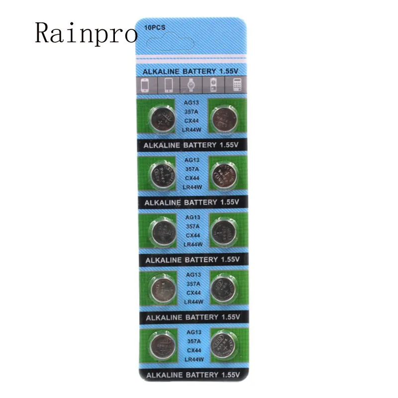 20pcs/lot LR44 44  AG13  A76 L1154 357A Button Cell Battery For Toys Remote/Watch  Good Quality