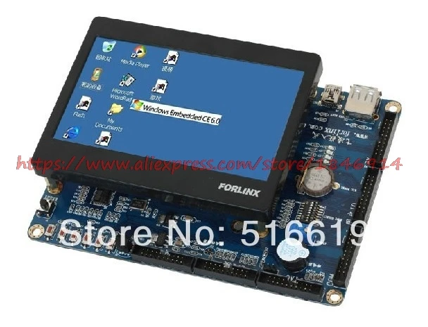  arm11 S3C6410 OK6410-A NEW board  +4.3 Inch Touch Screen +14DVD /USB to serial