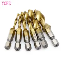 6 pcs Titanium Plated M3-M10 Hex Shank Drill Bits Wholesale Drop ShippingOh Susana's Gifts Store #3