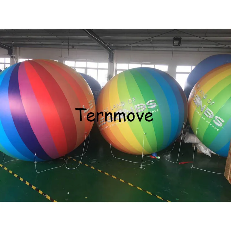 PVC helium balloon Event party supplies Classic toys DIY Logo printing ball Anniversary decorations Giant Diameter 2 2.5 3m