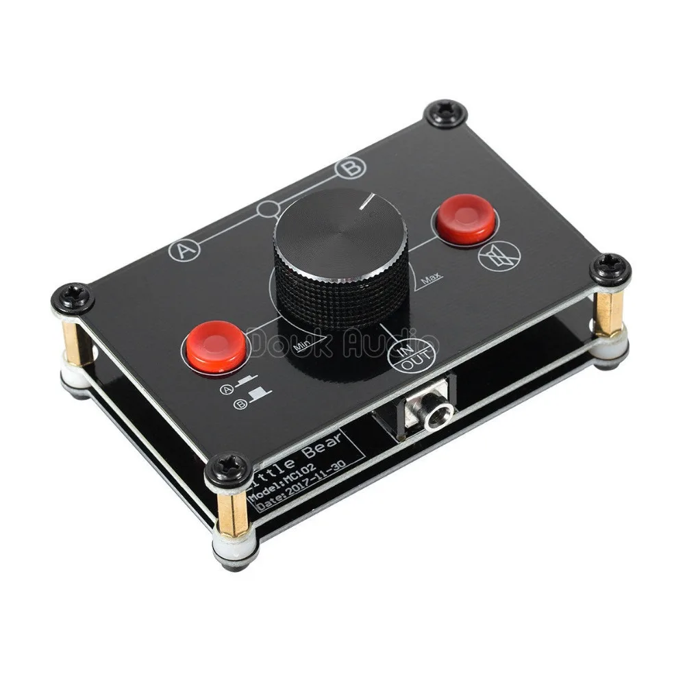 Little Bear MC102 High Quality 2 PORT 3.5mm STEREO Switch Box AUX Speaker selector