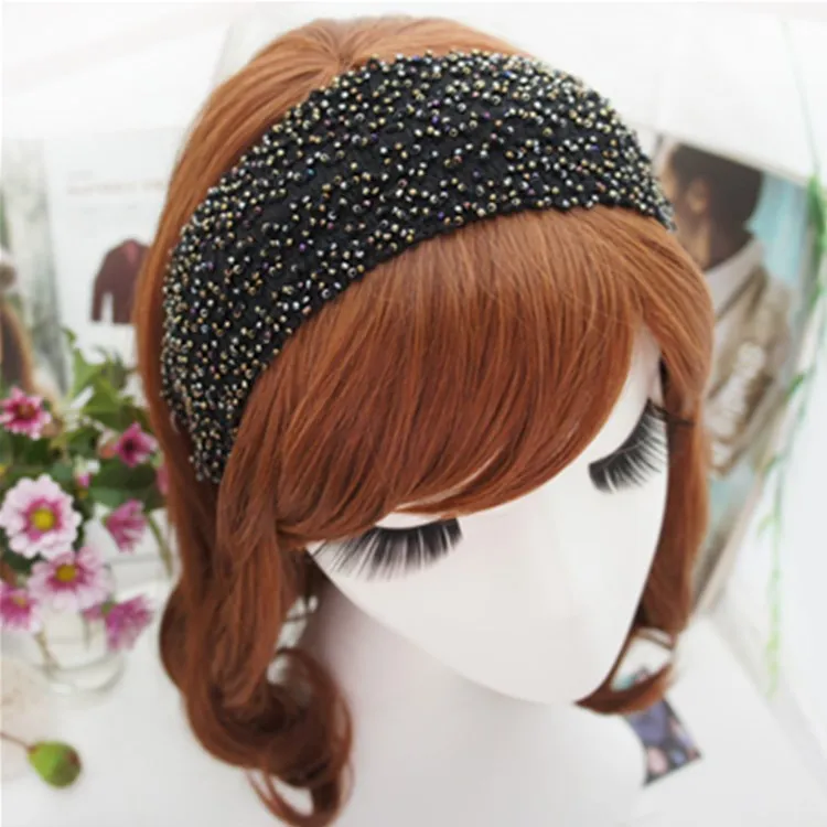 

Fashion Satin fabric hair hoop Hair Accessories Women elegance Girls overlapping Hair Band Hair Hairbands headwear