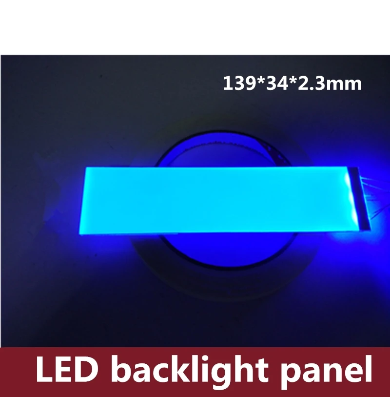 

5PCS LED backlight panel 139*34*2.3mm Silk Printed Luminescent Board