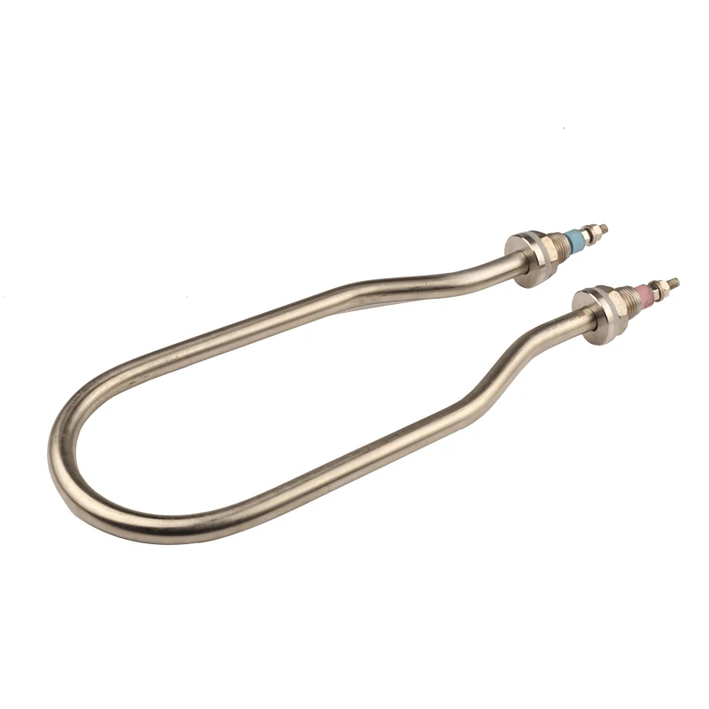 2KW 220V Bottle Shape Electric Heat Pipe for Insulation Barrels 8mm Stainless Steel 304 Heating Tube for Radiator Heats