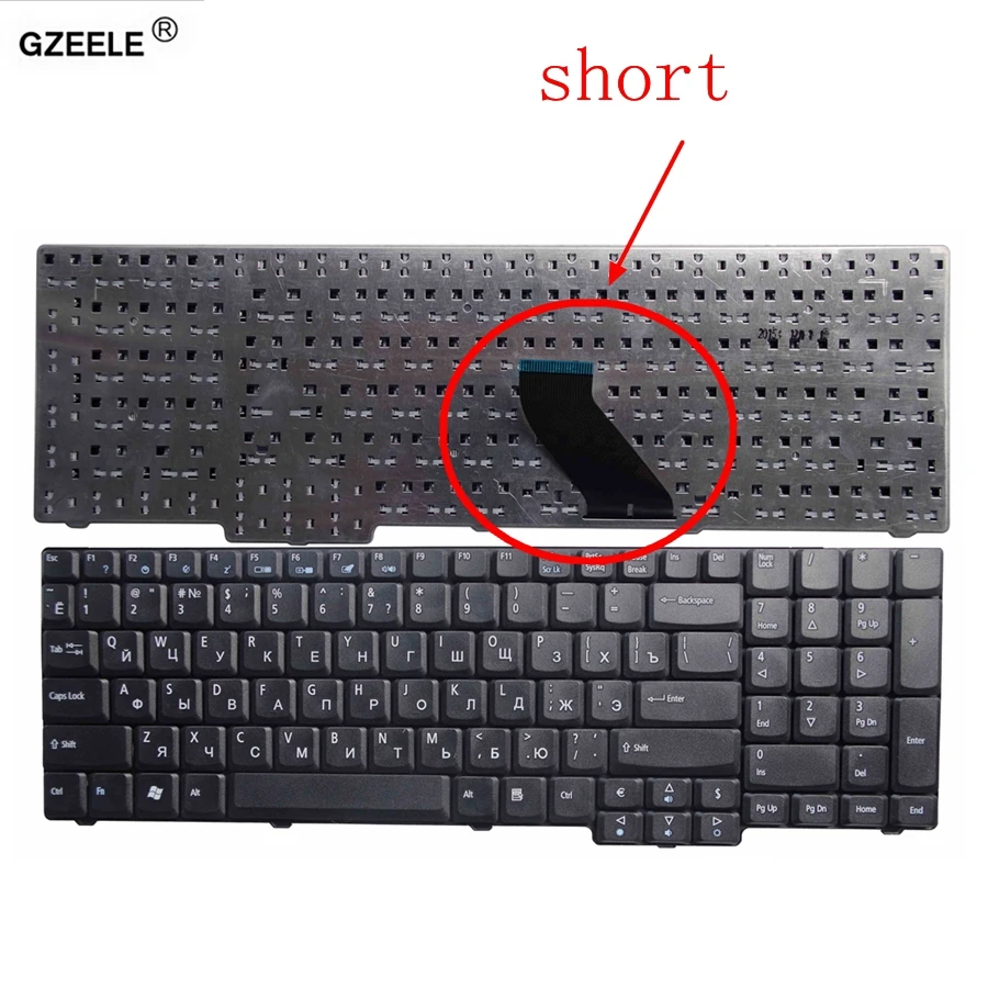 

GZEELE RUSSIAN Laptop keyboard FOR ACER Aspire 5635G 5635Z 7320 7330 7220 7220Z 7620 7620G 7620Z 7630 7630G RU NEW