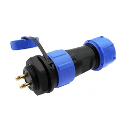 SP1710 Waterproof connector SP1712 IP68 2 pin connectors SP17 back nut 3pin 4pin 5pin 7pin 9pin