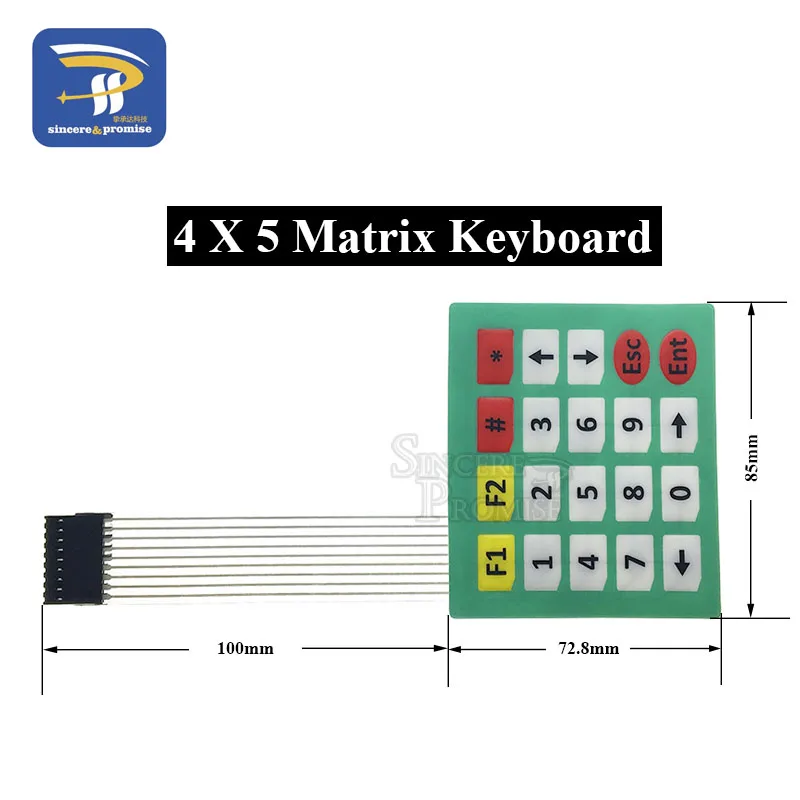 Variant: 4x5 matrix keyboard