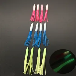 100Pcs*4.5cm /5cm/7cm Fishing Needle Octopus Rig Artifical Lures Luminous octopus skirt squid lure soft bait squid lures