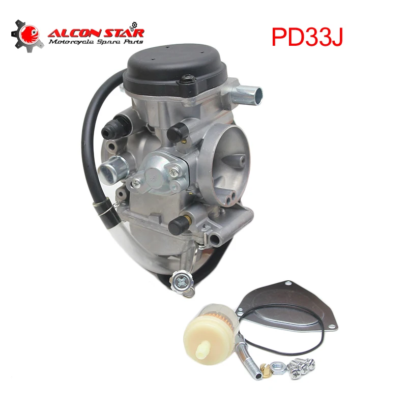 

Alconstar- 33mm PD33J 4 Stroke Motorcycle Carburetor Carb for Yamaha Big Bear ATV YFM350 YFM400 2x4 4x4 2000-2010 09 Racing Carb