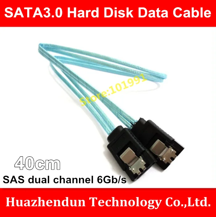 

New Arrivals High Speed SATA3.0 Serial Hard Disk Data Cable 40CM Solid state hard disk connector with shrapnel 6Gb/s