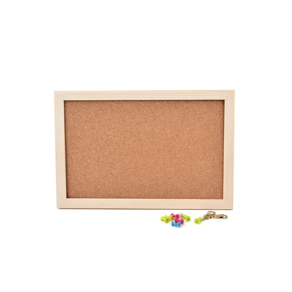 NNRTS New Creative practical Poto Cork Board Wood Framed Message Notice Pin Boards For Home Accessories School Office Supplies